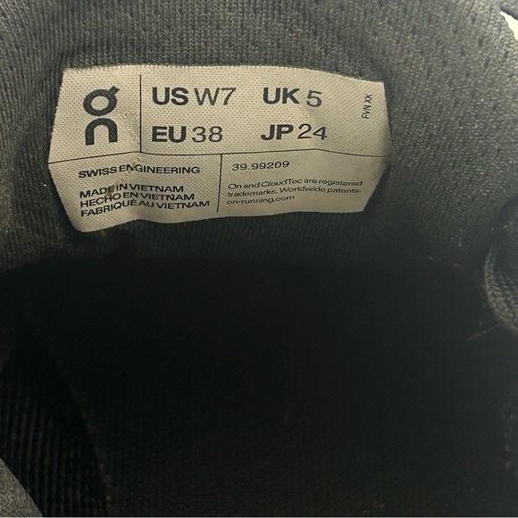 On Running On Cloud Cloudstratus Sneakers Marina Blue & Gray Women’s 7 Cloudtec - Picture 11 of 12